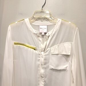 Sz Large Romeo & Juliet Couture Button-Up Blouse